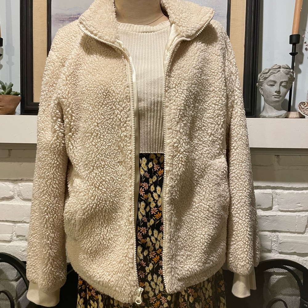 Cozy Cream Sherpa Jacket